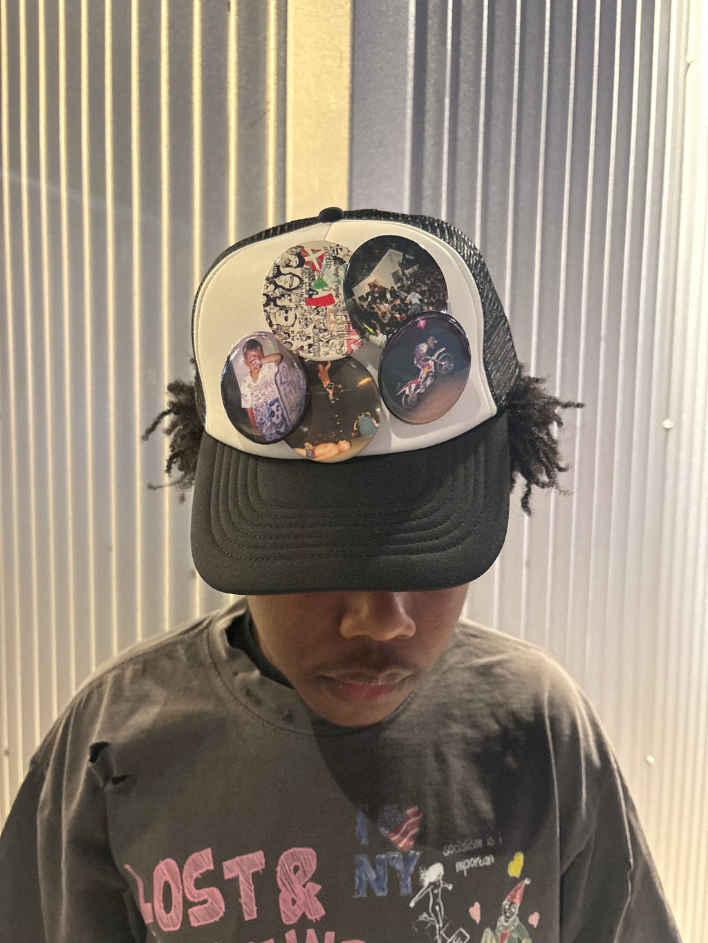 PIN TRUCKER HAT