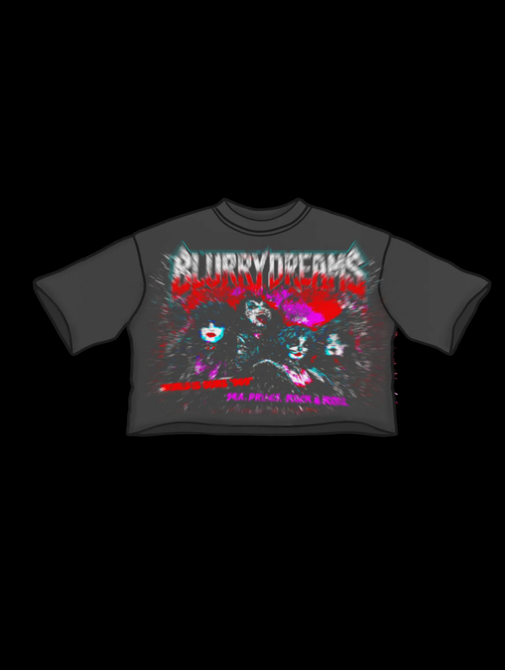 Blurry K!$$ Tee