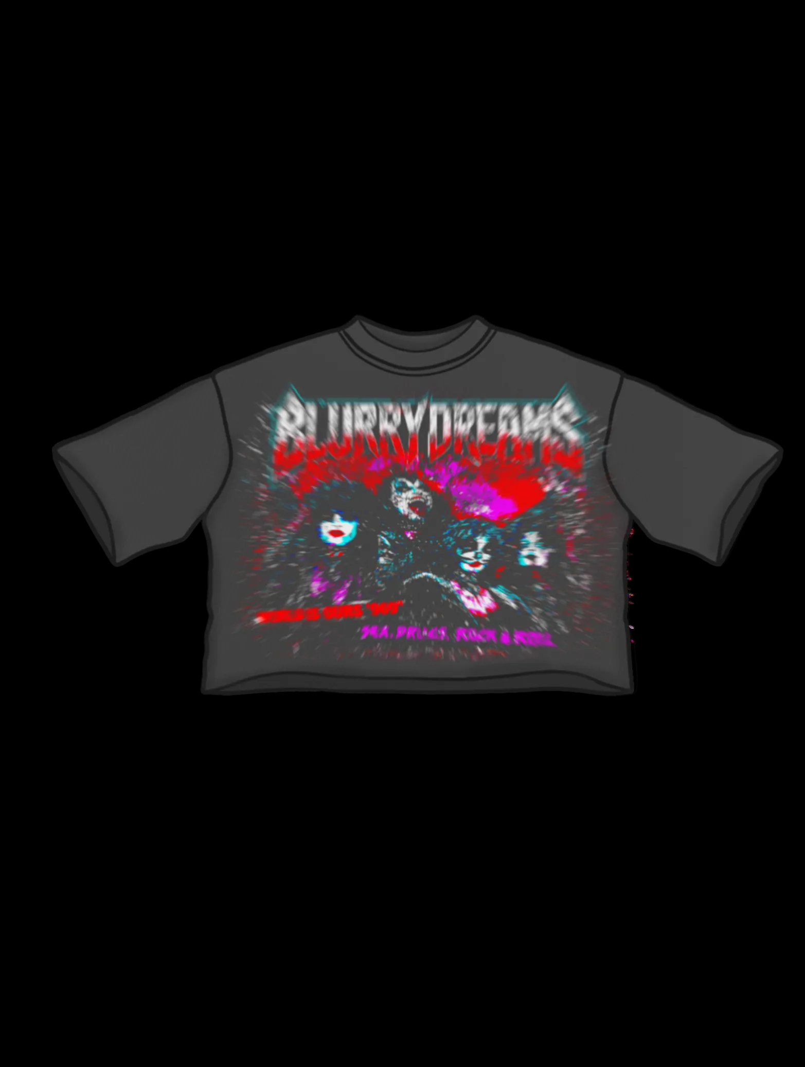 Blurry K!$$ Tee